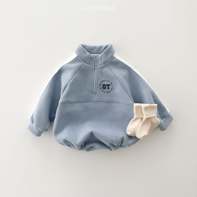 Oott Bebe - Korean Baby Fashion - #babywear - Circle Anorak Bodysuit - 2