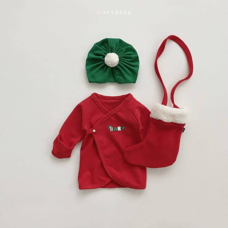 Oott Bebe - Korean Baby Fashion - #babywear - Christmas Bell Turban - 6