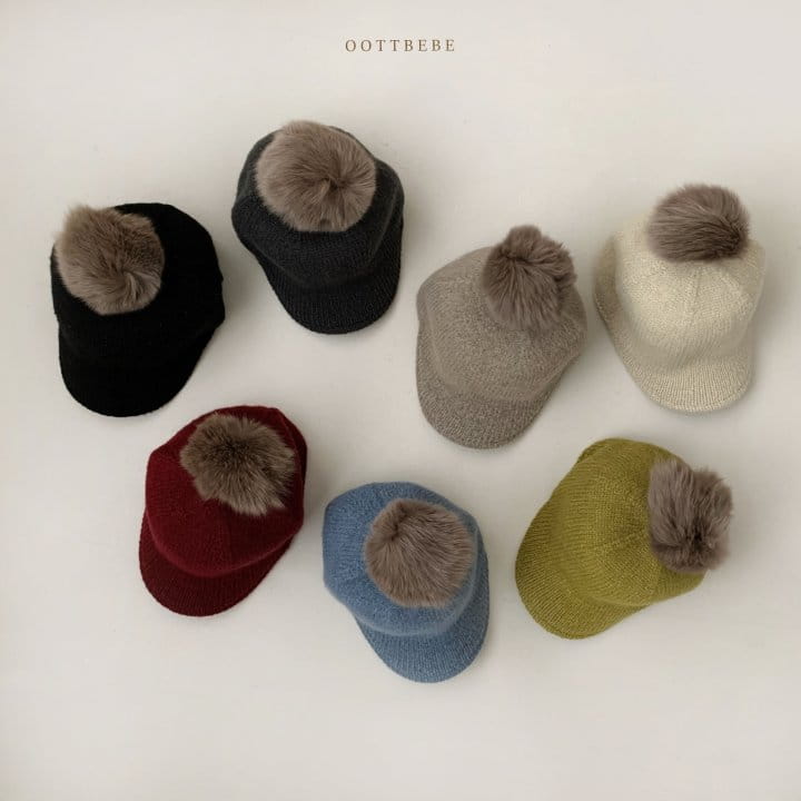 Oott Bebe - Korean Baby Fashion - #onlinebabyshop - Bell Knit Cap