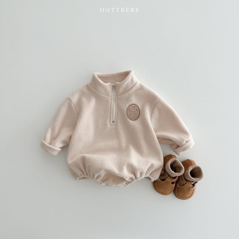 Oott Bebe - Korean Baby Fashion - #onlinebabyshop - Roof Anorak Bodysuit
