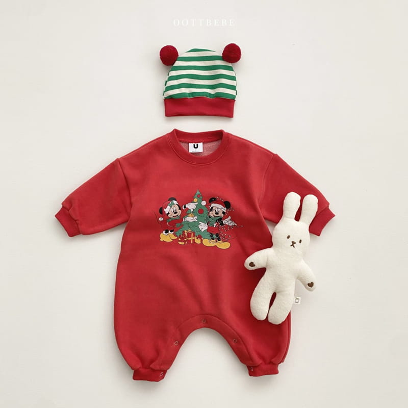 Oott Bebe - Korean Baby Fashion - #onlinebabyshop - Christmas D Bodysuit - 3