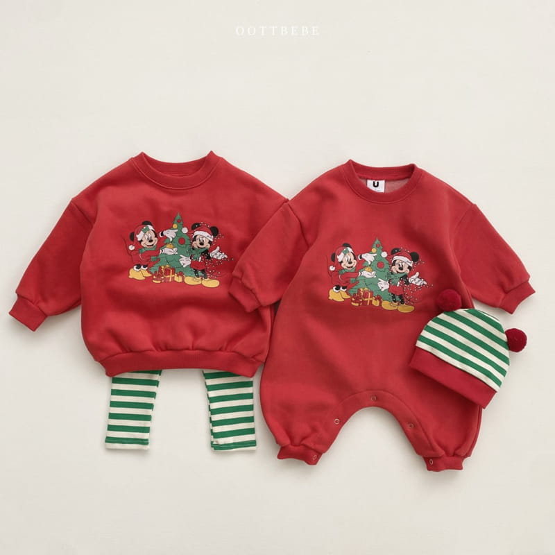 Oott Bebe - Korean Children Fashion - #childrensboutique - Christmas D Sweatshirt - 6