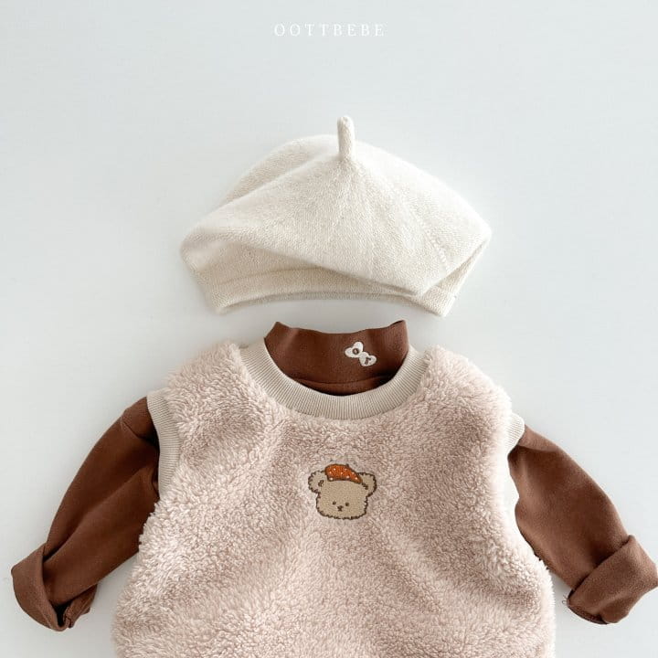 Oott Bebe - Korean Children Fashion - #designkidswear - Soft Bear Vest - 11