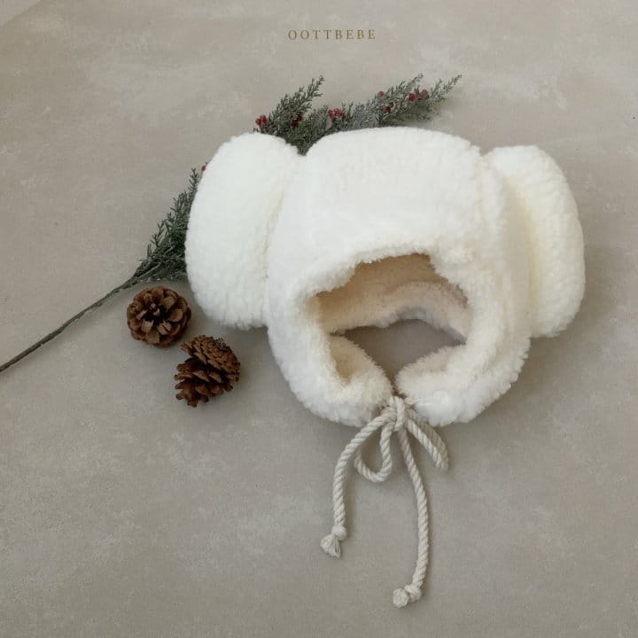 Oott Bebe - Korean Children Fashion - #designkidswear - Bear Fluffy Hat