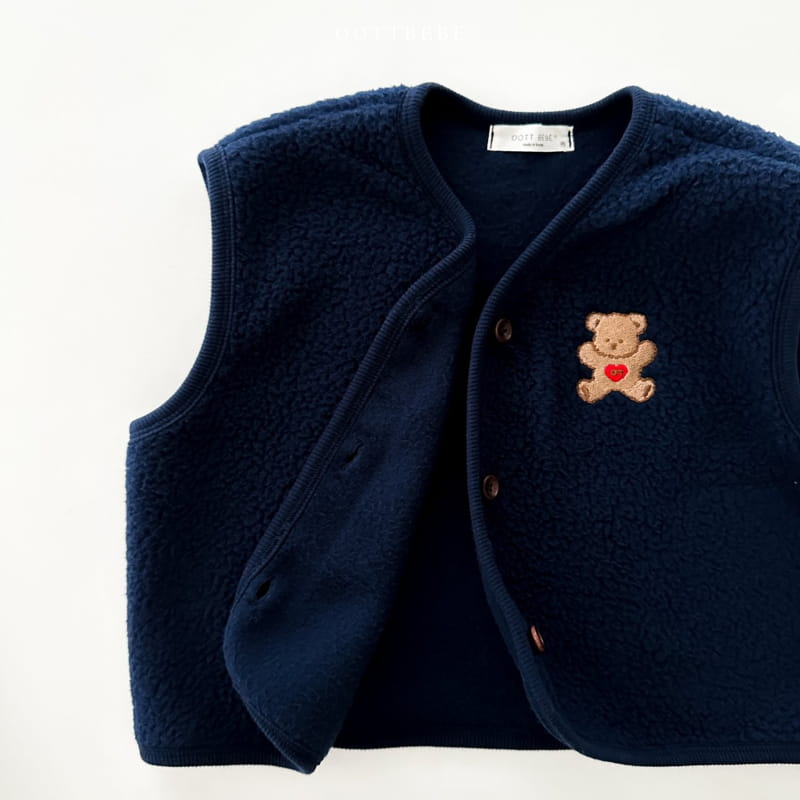 Oott Bebe - Korean Children Fashion - #designkidswear - Cozy Fleece Vest Set - 6