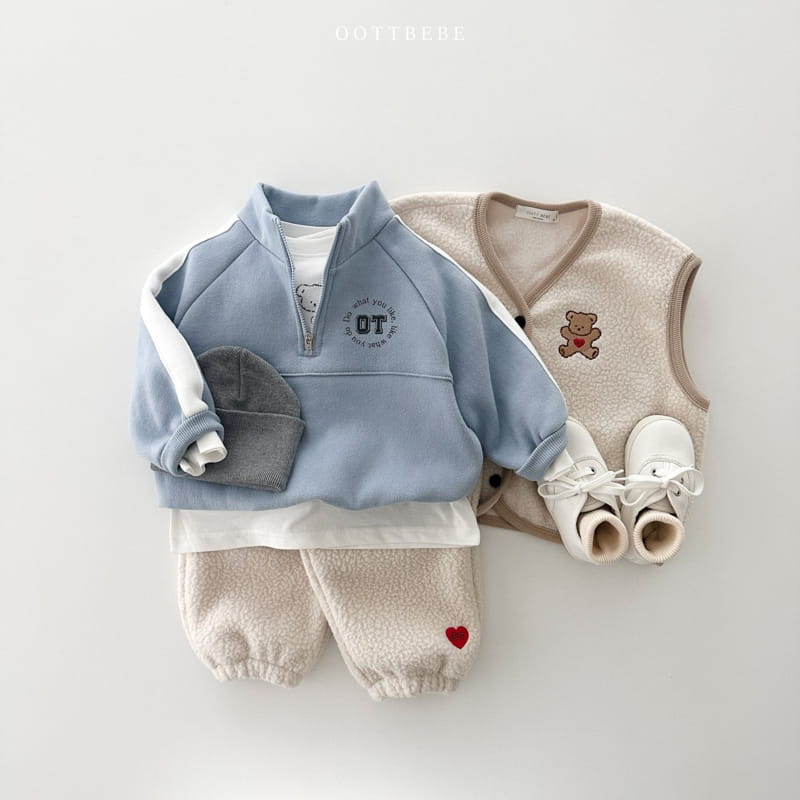 Oott Bebe - Korean Children Fashion - #fashionkids - Circle Anorak Sweatshirt - 9