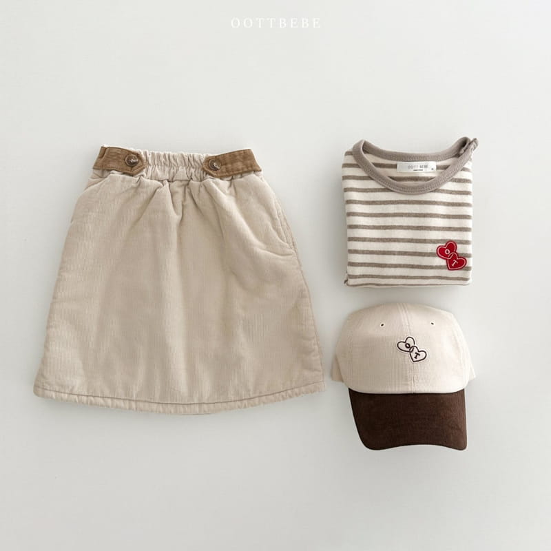 Oott Bebe - Korean Children Fashion - #fashionkids - Rib Skirt - 2