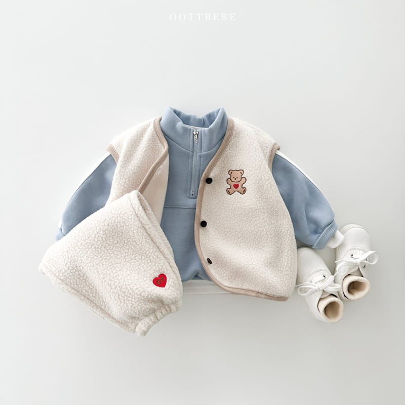 Oott Bebe - Korean Children Fashion - #kidsshorts - Circle Anorak Sweatshirt - 10