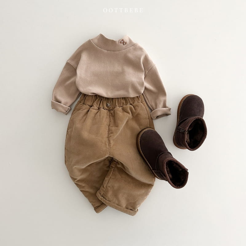 Oott Bebe - Korean Children Fashion - #kidsshorts - Rib Pants - 5