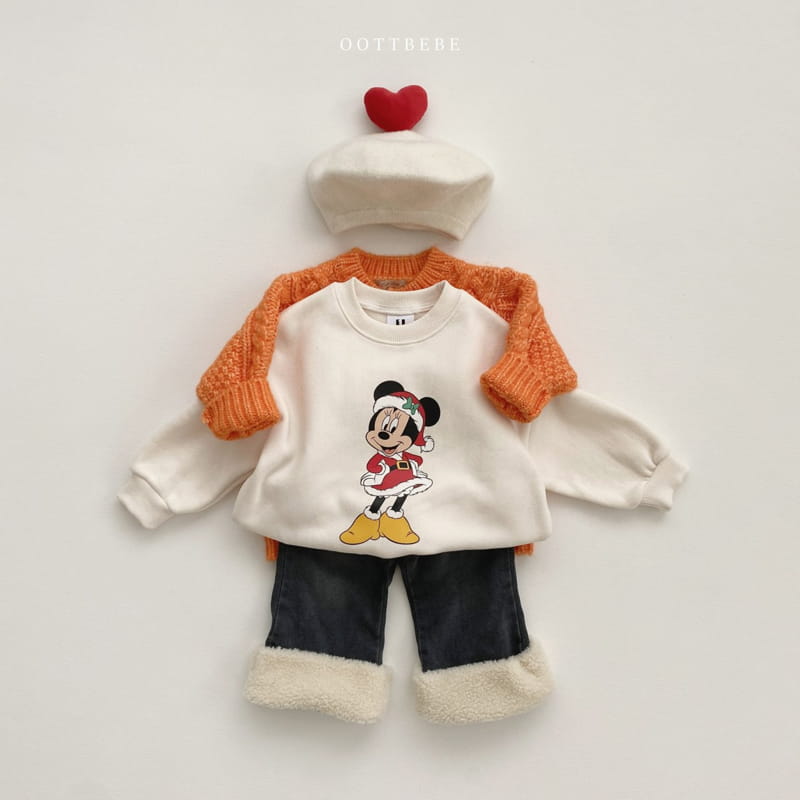 Oott Bebe - Korean Children Fashion - #kidsshorts - Christmas D Sweatshirt - 10