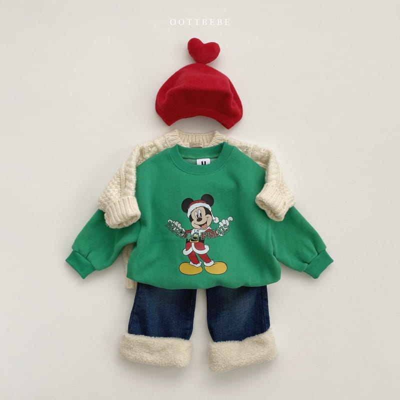Oott Bebe - Korean Children Fashion - #kidsstore - Christmas D Sweatshirt - 11