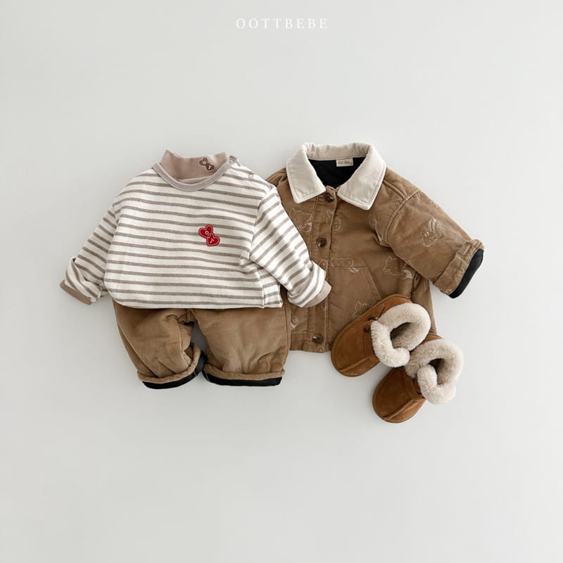 Oott Bebe - Korean Children Fashion - #kidzfashiontrend - Rib Pants - 7