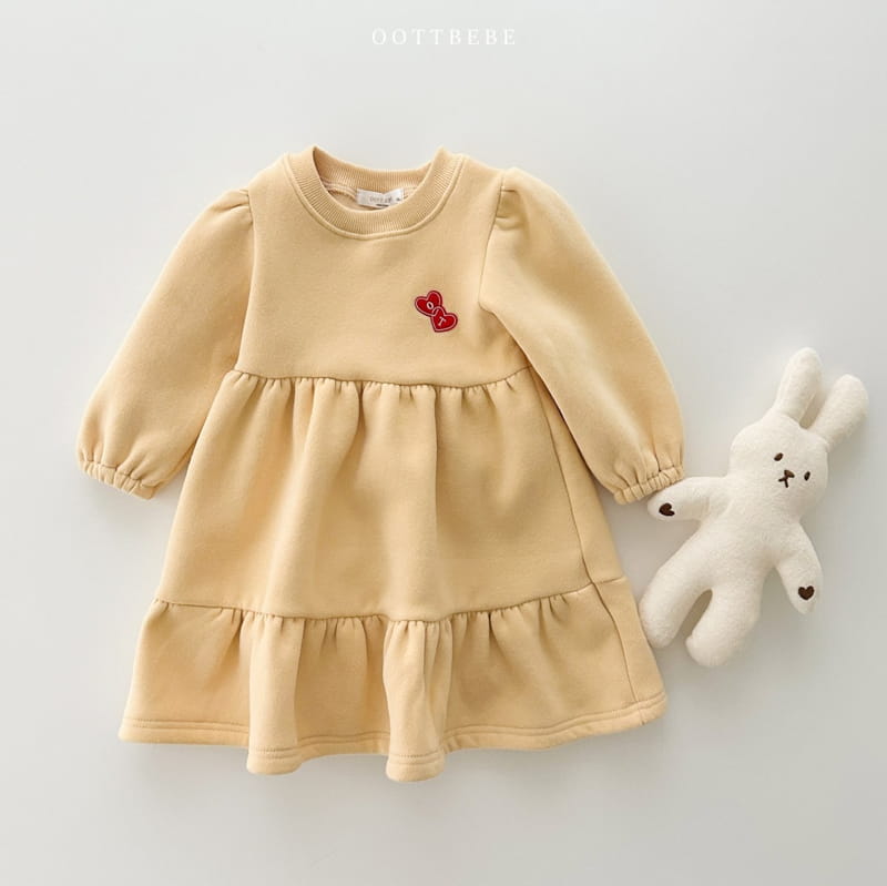 Oott Bebe - Korean Children Fashion - #littlefashionista - Cancan Frill One-piece - 2