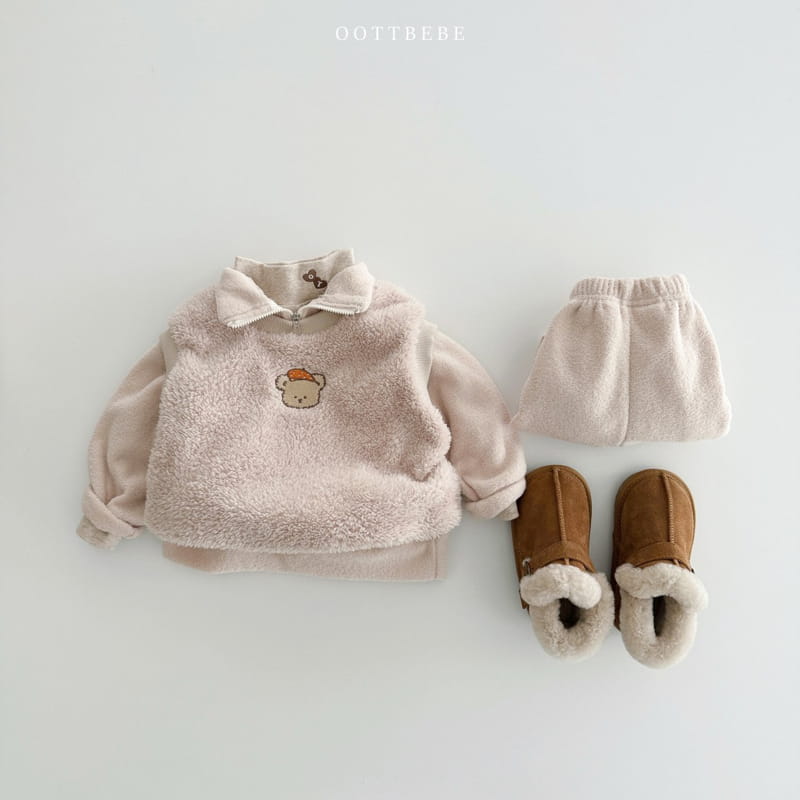 Oott Bebe - Korean Children Fashion - #littlefashionista - Roof Anorak Top Bottom Set - 11