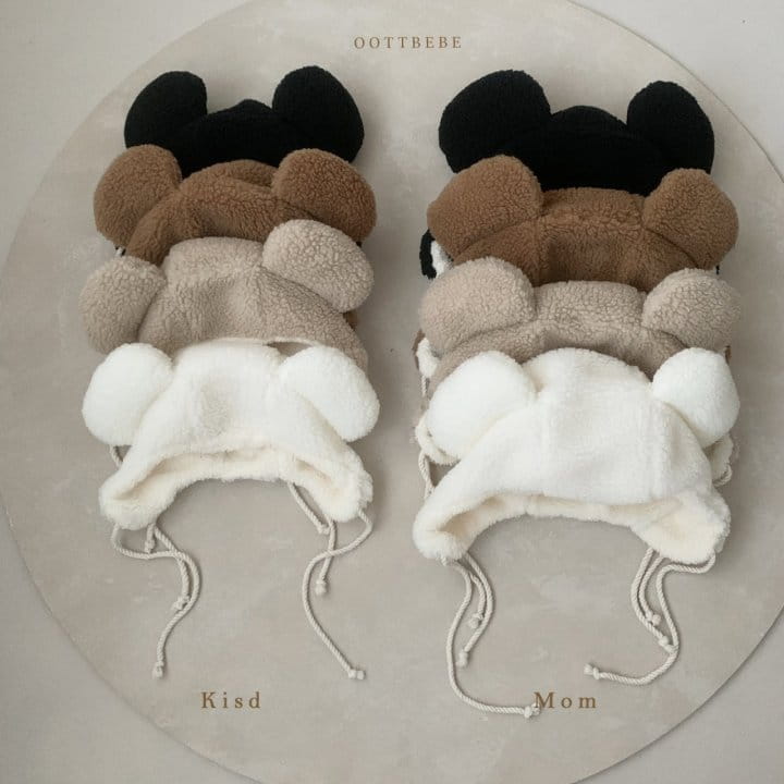 Oott Bebe - Korean Children Fashion - #magicofchildhood - Bear Fluffy Hat - 9