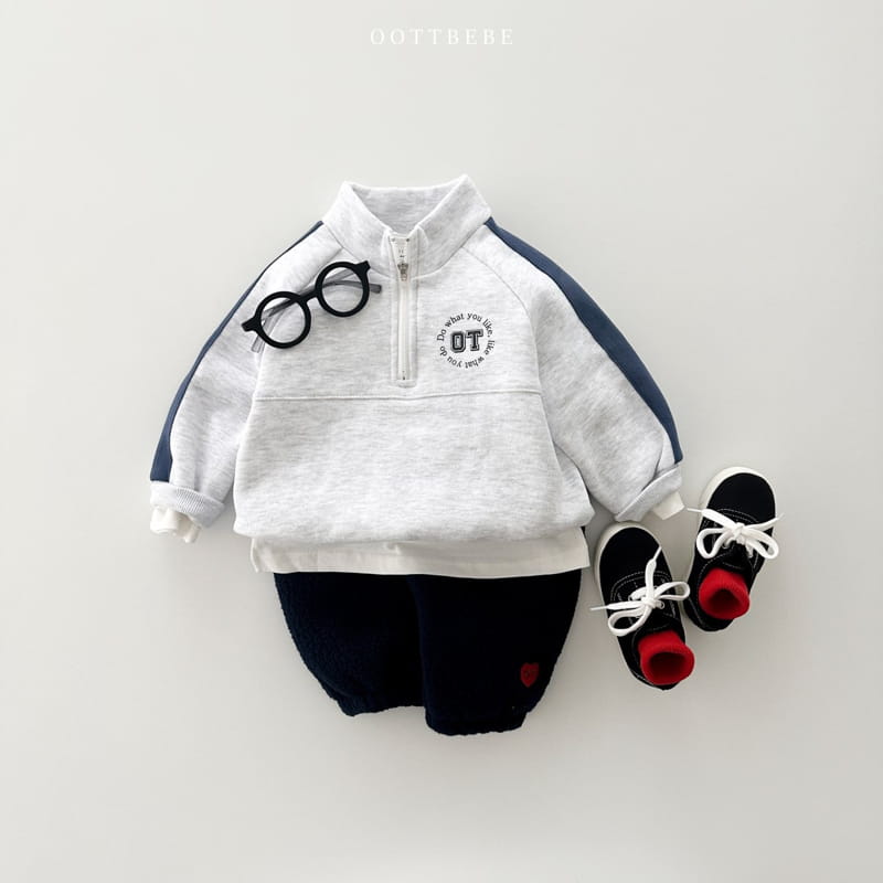 Oott Bebe - Korean Children Fashion - #prettylittlegirls - Circle Anorak Sweatshirt - 3