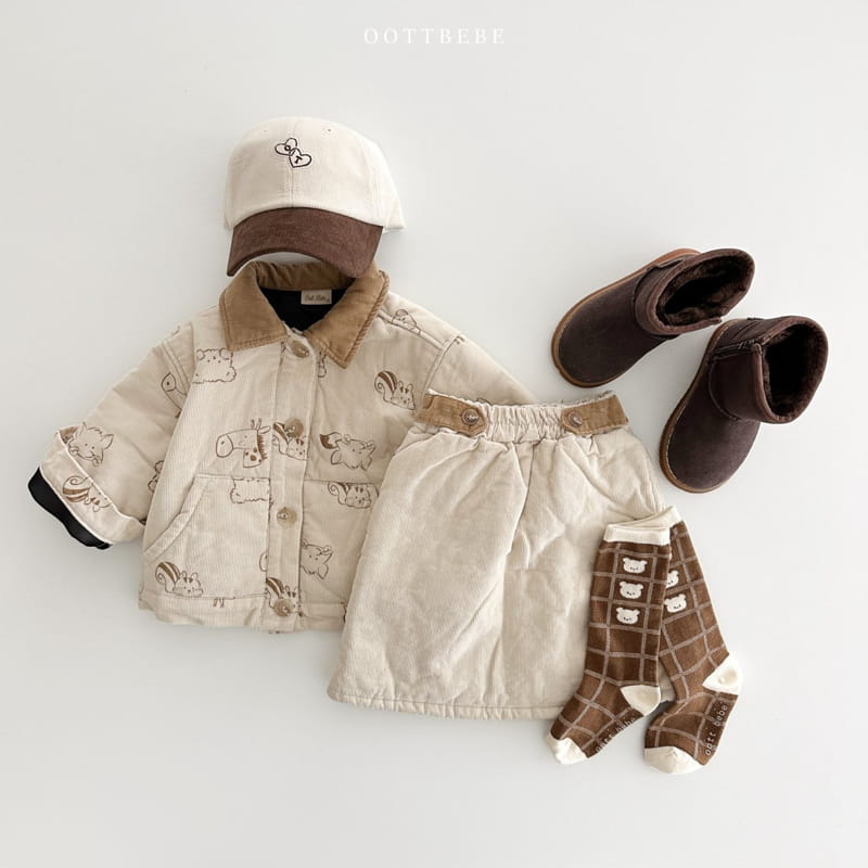 Oott Bebe - Korean Children Fashion - #prettylittlegirls - Bear Rib Jacket - 8
