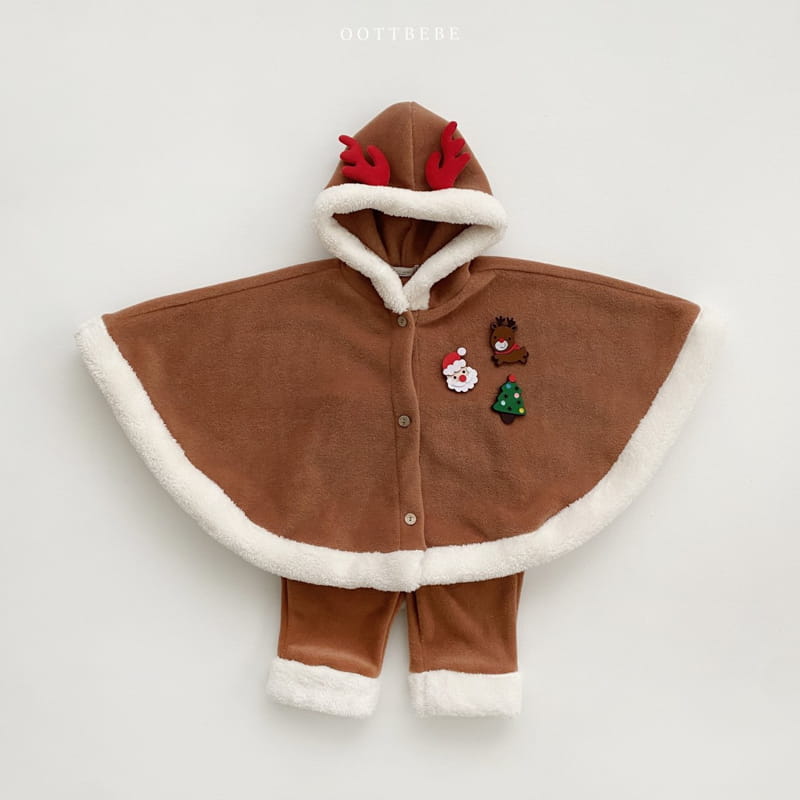Oott Bebe - Korean Children Fashion - #stylishchildhood - Oott Santa Pants - 7