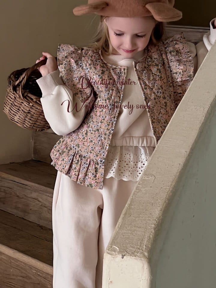 Otaly - Korean Children Fashion - #discoveringself - 3672 Puff Top Bottom Set - 11