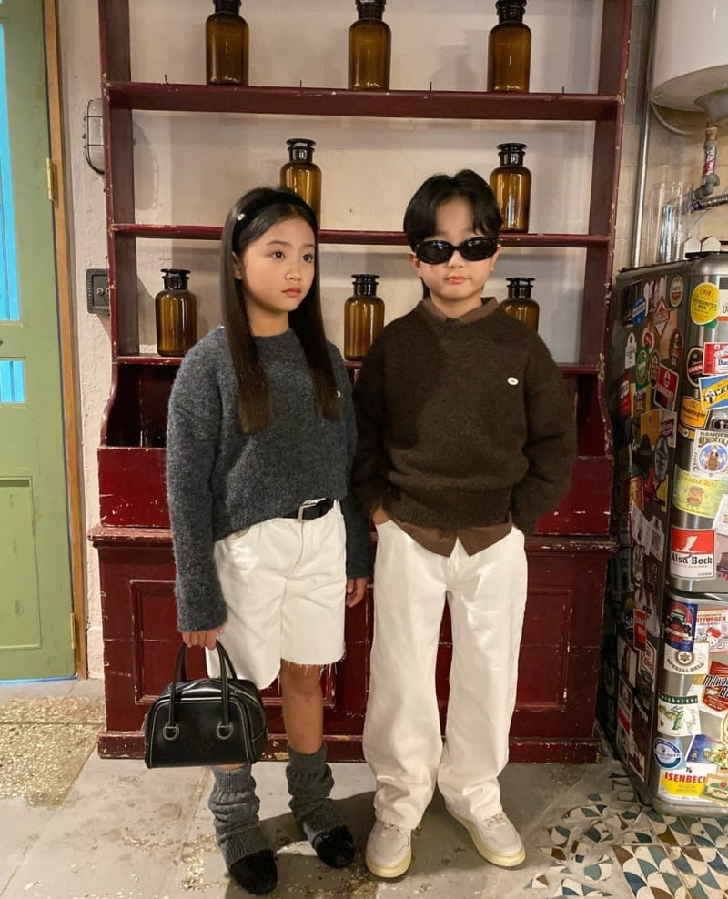 Our - Korean Children Fashion - #childofig - Brush Knit Tee - 10