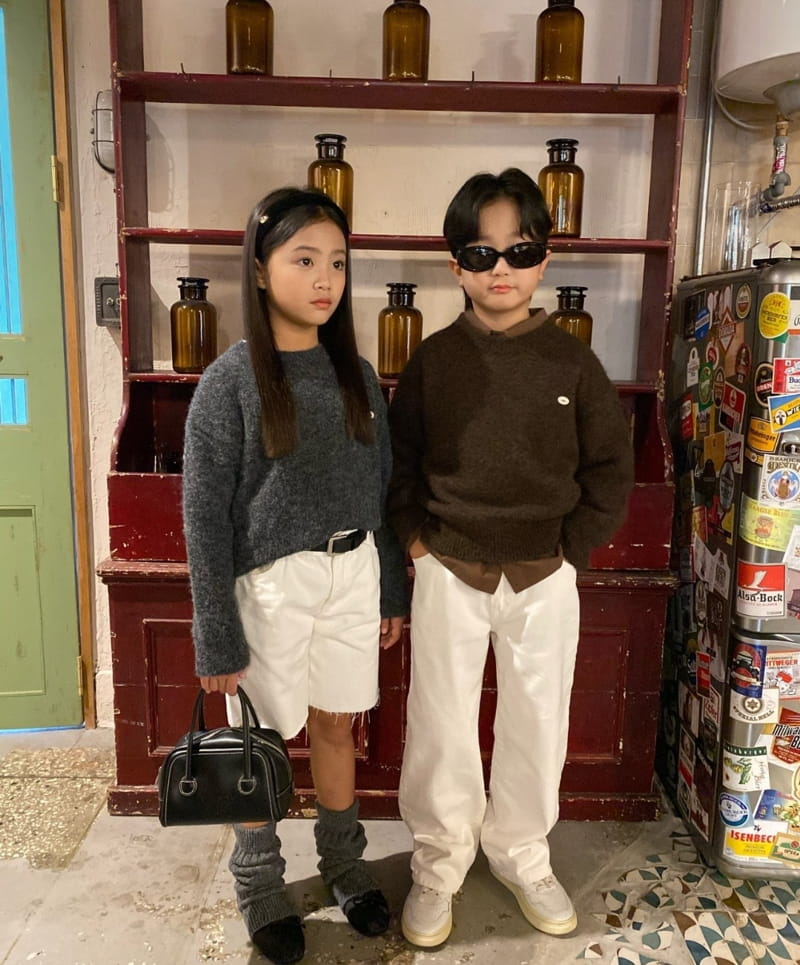 Our - Korean Children Fashion - #prettylittlegirls - Brush Knit Tee - 8