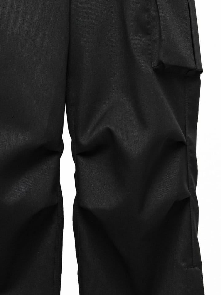Paper Moon - Korean Women Fashion - #momslook - LUX heavy texture wide cargo trousers - 8