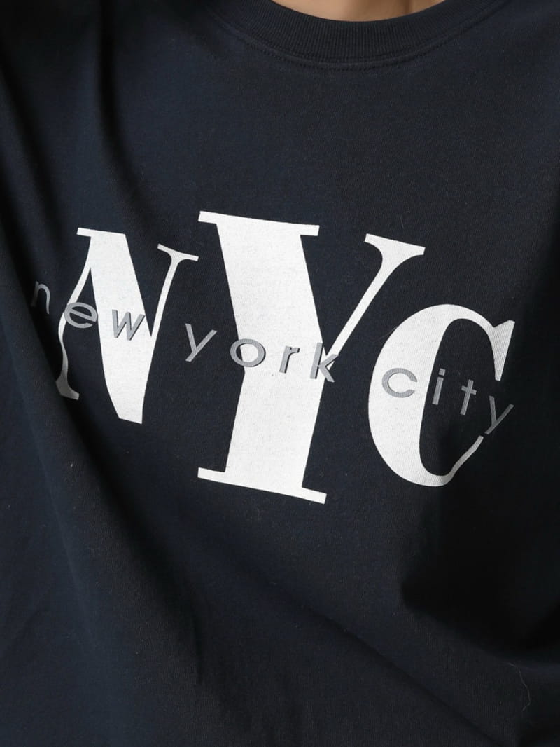 Paper Moon - Korean Women Fashion - #momslook - NYC vintage print t  shirt - 7