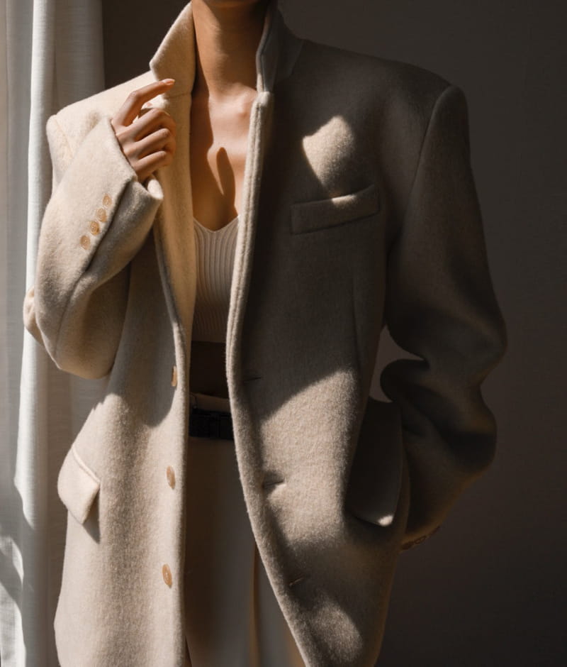 Paper Moon - Korean Women Fashion - #thelittlethings - LUX camel blend wool oversized single blazer - 9