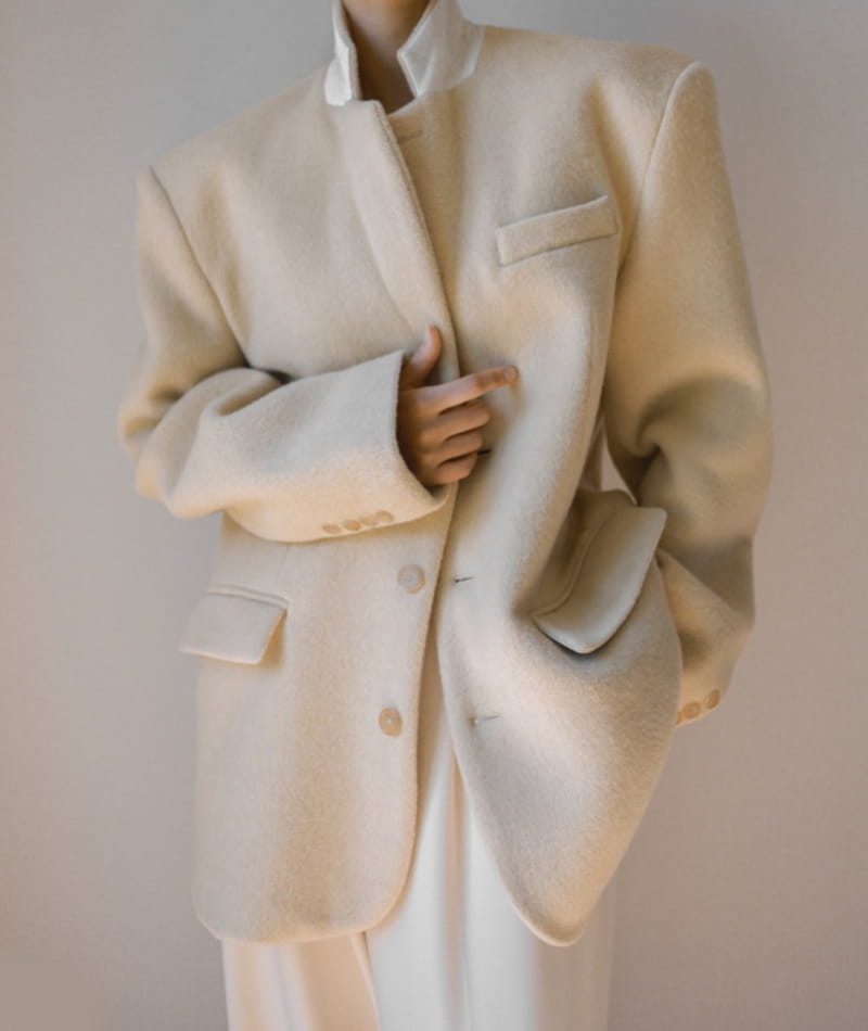 Paper Moon - Korean Women Fashion - #womensfashion - LUX camel blend wool oversized single blazer - 11