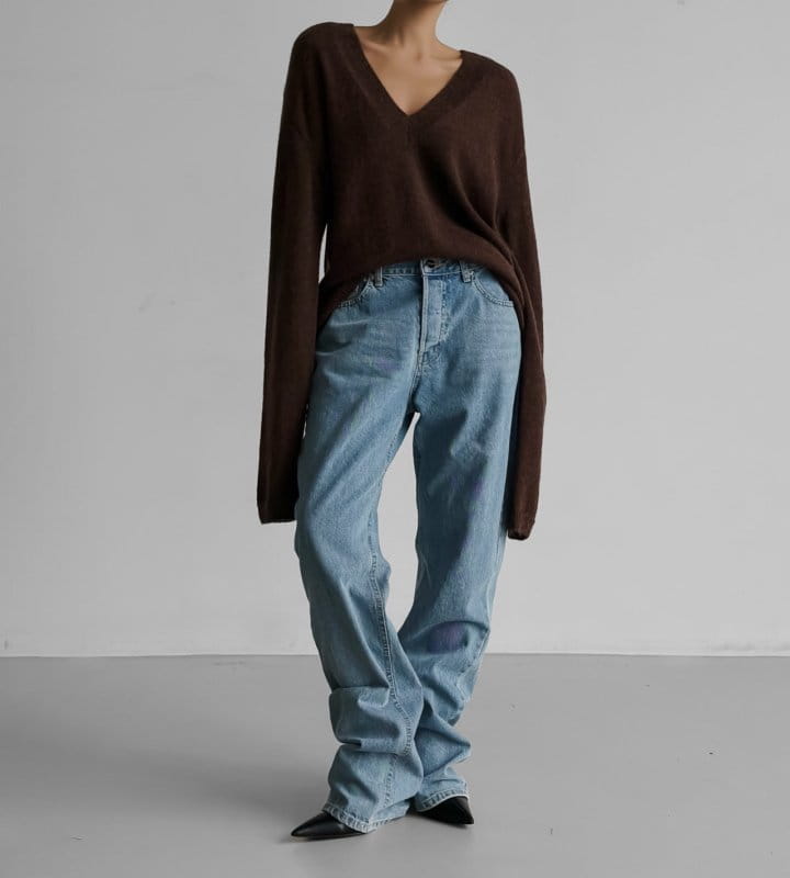 Paper Moon - Korean Women Fashion - #womensfashion - maxi length button fly boyfriend jeans - 5