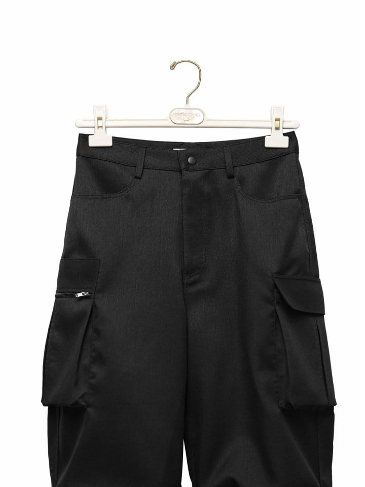 Paper Moon - Korean Women Fashion - #womensfashion - LUX heavy texture wide cargo trousers - 7