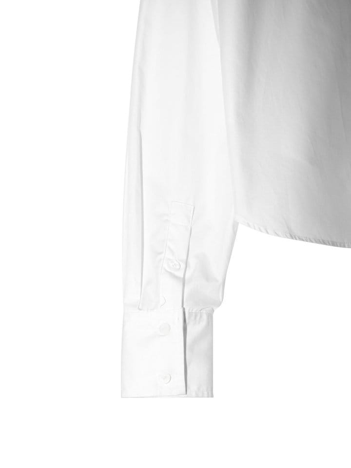 Paper Moon - Korean Women Fashion - #womensfashion - point collar maxi sleeved button down slim shirt - 9
