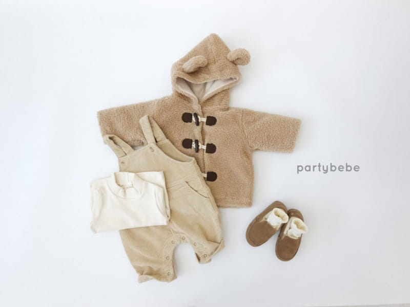 Party Kids - Korean Baby Fashion - #babyboutique - Warm Overalls