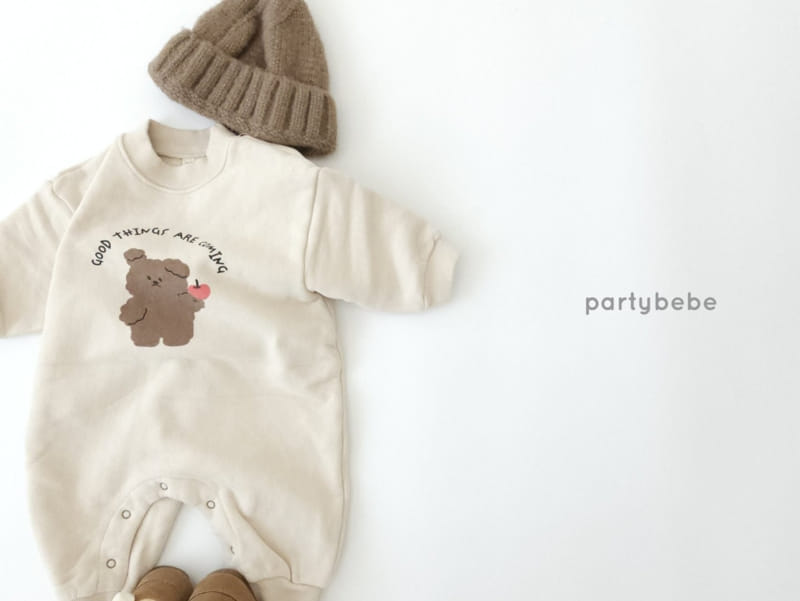 Party Kids - Korean Baby Fashion - #babyboutiqueclothing - Apple Bear Bodysuit - 4