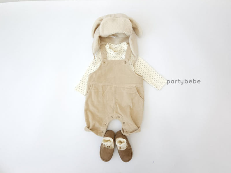 Party Kids - Korean Baby Fashion - #babyclothing - Warm Overalls - 4