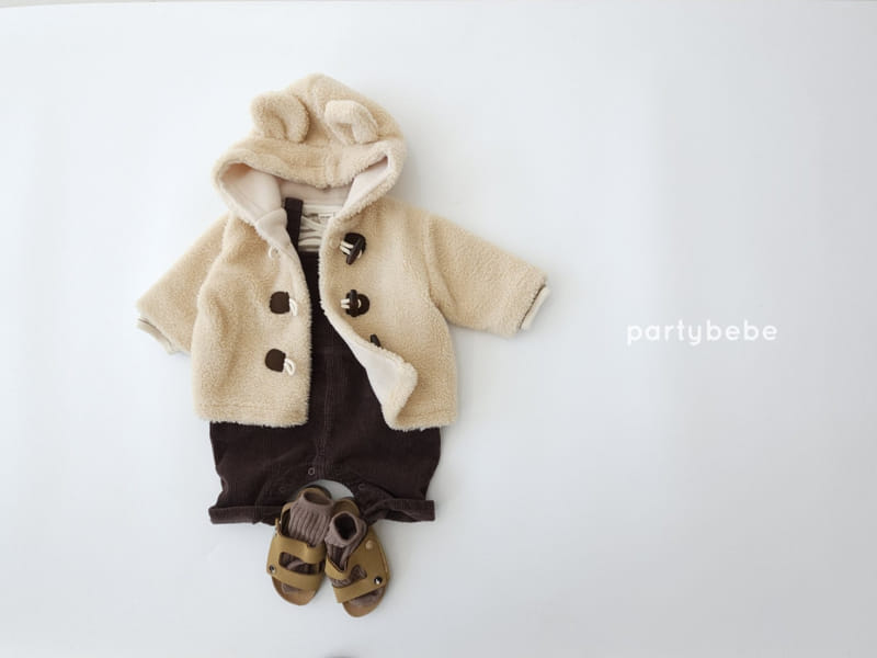 Party Kids - Korean Baby Fashion - #babygirlfashion - Warm Overalls - 6