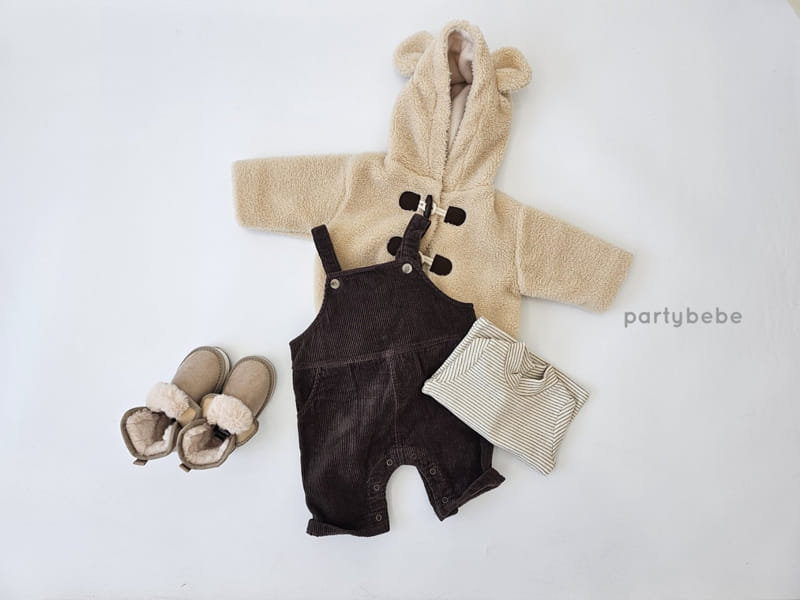 Party Kids - Korean Baby Fashion - #babyoninstagram - Warm Overalls - 8