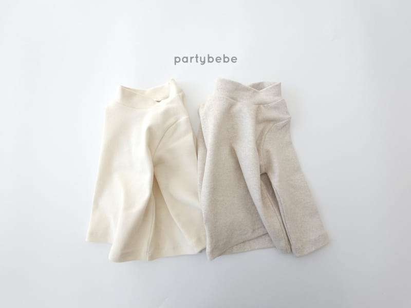 Party Kids - Korean Children Fashion - #designkidswear - Bebe Turtleneck Tee - 2