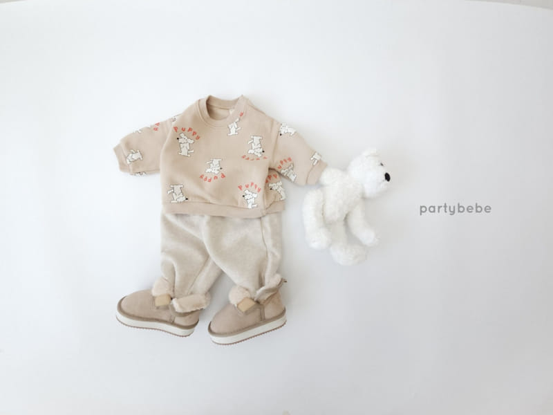 Party Kids - Korean Children Fashion - #designkidswear - Puppy Sweatshirt