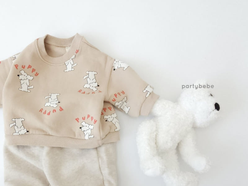 Party Kids - Korean Children Fashion - #discoveringself - Puppy Sweatshirt - 2