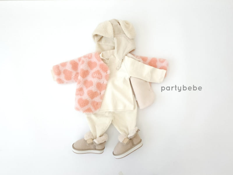 Party Kids - Korean Children Fashion - #fashionkids - Heart P Jacket - 3