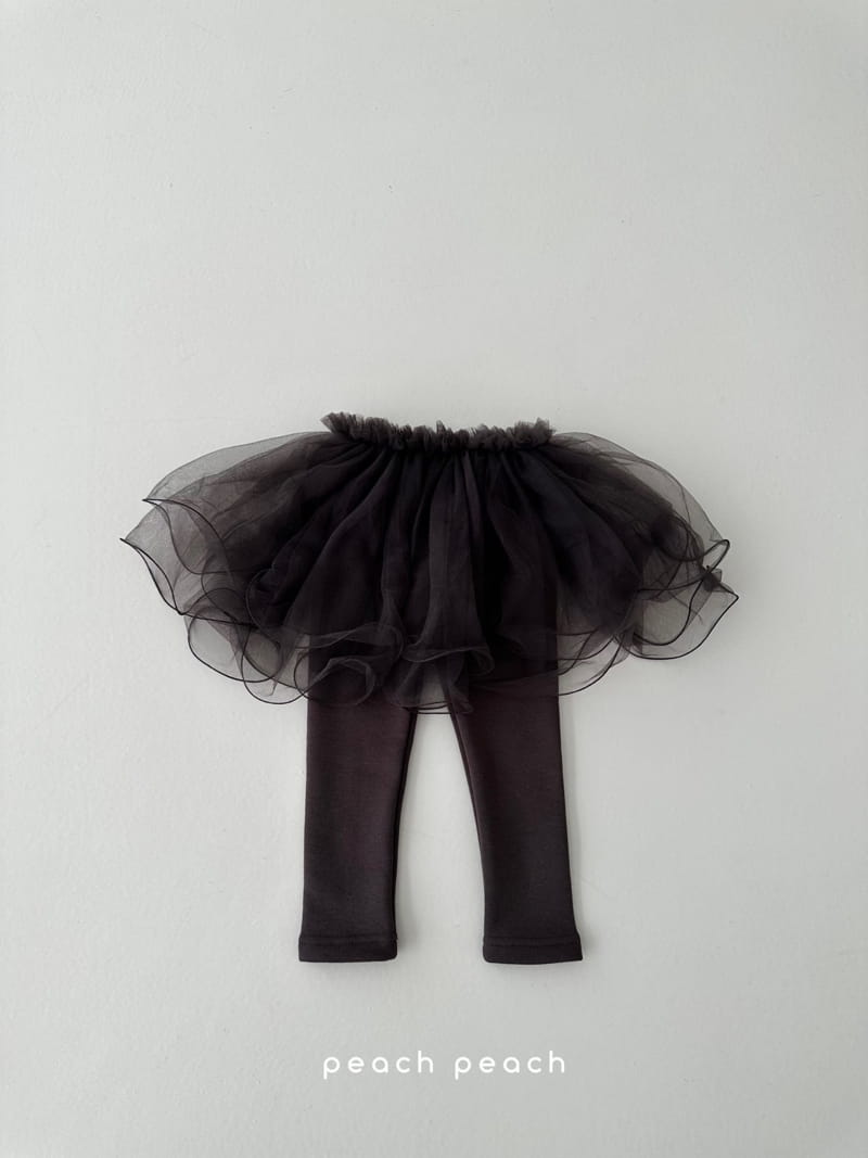 Peach Peach - Korean Children Fashion - #childofig - Winter Darling Tutu Skirt Leggings - 6