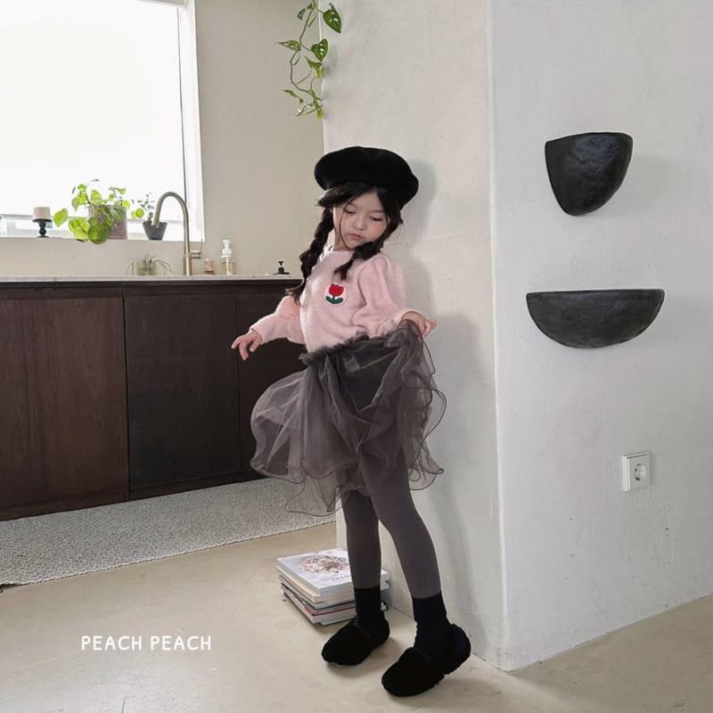 Peach Peach - Korean Children Fashion - #childofig - Winter Darling Tutu Skirt Leggings - 7