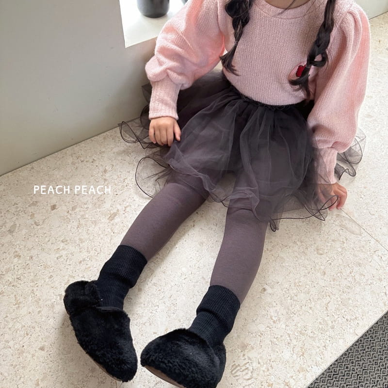 Peach Peach - Korean Children Fashion - #childrensboutique - Winter Darling Tutu Skirt Leggings - 8