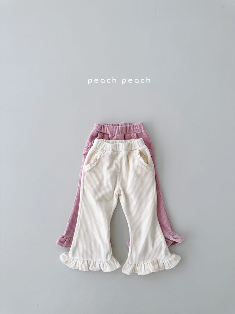 Peach Peach - Korean Children Fashion - #discoveringself - Gremy Rib Pants