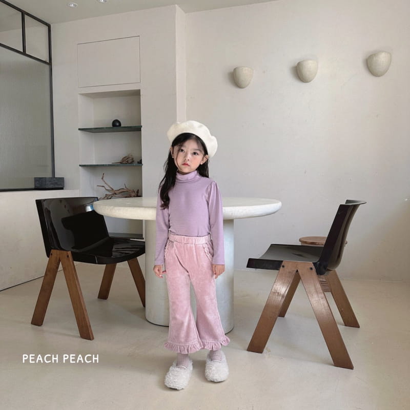 Peach Peach - Korean Children Fashion - #magicofchildhood - Gremy Rib Pants - 8