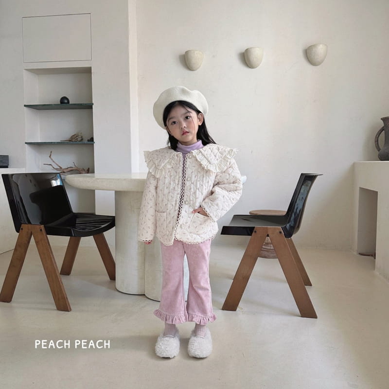 Peach Peach - Korean Children Fashion - #todddlerfashion - Gremy Rib Pants - 11