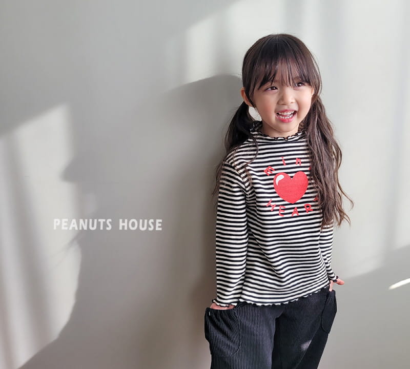 Peanuts - Korean Children Fashion - #childofig - Mini Heart Tee