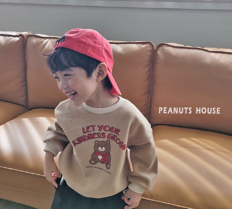 Peanuts - Korean Children Fashion - #discoveringself - Muffler Bear Tee