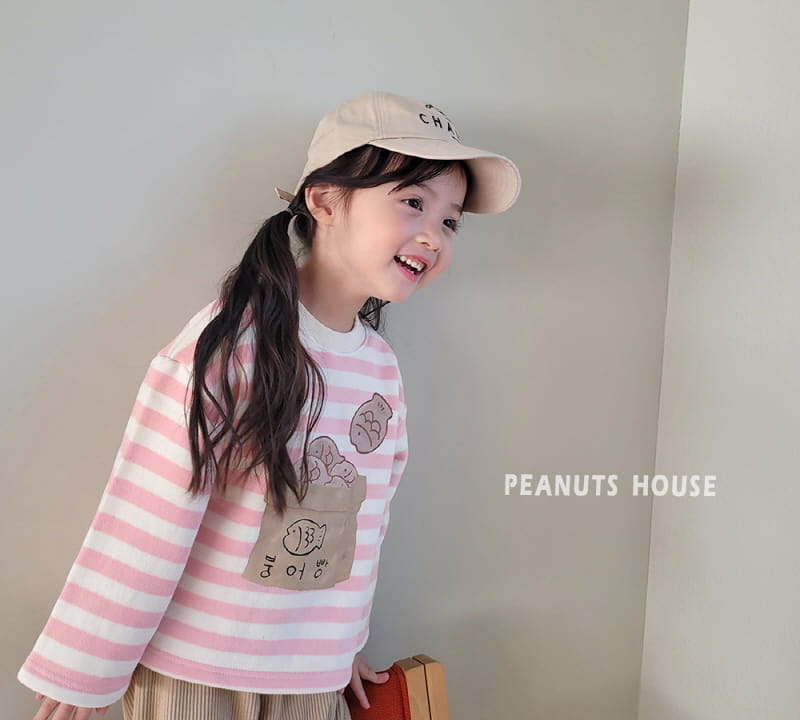 Peanuts - Korean Children Fashion - #kidsshorts - Carp Bread Tee - 2